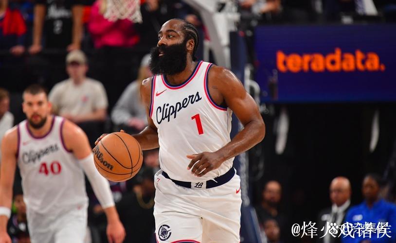 哈登39+9+11约基奇空砍28+14+11 快船险胜掘金